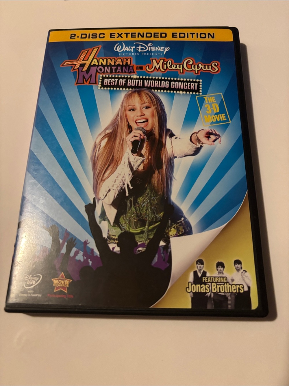 Hannah Montana DVD 2 Disc-4 3D Glasses